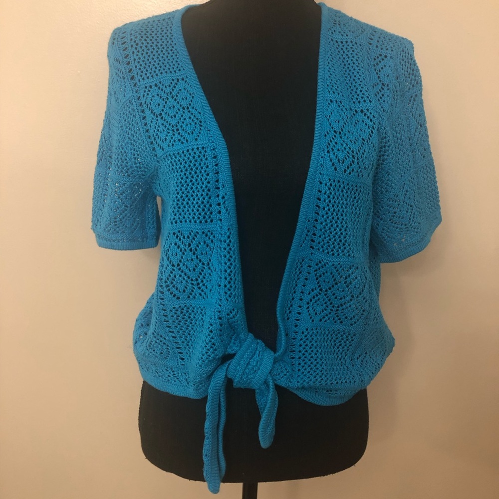 Alfred Dunner Top Front Tie NWOT